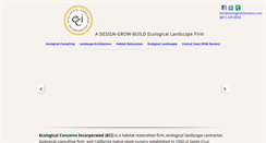 Desktop Screenshot of ecologicalconcerns.com